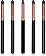 Eyeliner Smudge Brush Pointed Pencil Stick Set,5Pcs Professional Sponge Blending Makeup Tool for Eyeshadow Eyebrow Reusable Tip Applicator