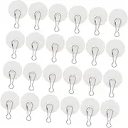 HIDOSNG 50 Sets Ceiling Hook Wall Hook for Kitchen Ceiling Useful Hooks Decoration Hanger Self Adhesive Hook Wall Hooks Heavy Duty Wall Hooks for Hanging Adhesive Hooks Adhesive Wall Hooks(White)