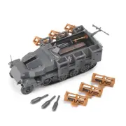 1/72 WWII Land Stuka Rocket Armored Vehicle 4D Model Military Car Collection DIY