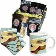 3dRose cgb_29245_1 Guitar Strings Music Instruments-Coffee Gift Basket, Multicolor