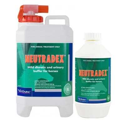 Virbac Neutradex Diuretic Acidosis Dehydration Horse Supplement 1L