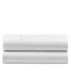 Ralph Lauren RL Home Organic Cotton Sateen Queen Flat Sheet Studio White - NWT