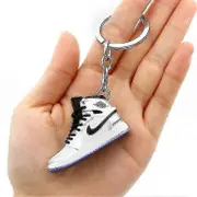 Shoes Model Key Chain Bag Pendant 3d Three-dimensional Mini Basketball Shoes Creative Personality Pendant-yvan (dp) LND