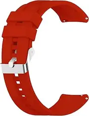 [ONE ECHELON] Quick Release Watch Band Compatible With Timex Unisex Weekender 38mm Watch Rugged Silicone Replacement Strap (Red)