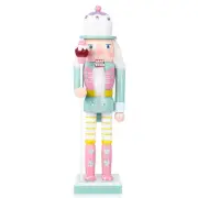 Blue Christmas Decor Nutcracker Soldier Traditional Holiday Lifelike Child