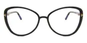 Tom Ford FT5907-B Blue-Light Block 001 Women Eyeglasses