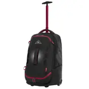 High Sierra Composite V4 56 cm Wheeled Duffle with Hidden Backpack Straps - Black / Red