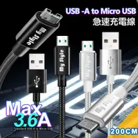在飛比找PChome24h購物優惠-MyStyle 耐彎折編織線 Micro USB急速快充線2