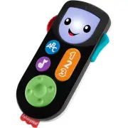 Fisher-Price Laugh & Learn Stream & Learn Remote, Electronic Pretend TV Remot...