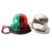 12V Waterproof Steel Marine Boat Yacht Pontoon LED Bow Navigation Singal Lights