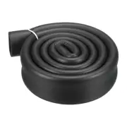 7/8" IDx3/16" Thick 3.3ft Black Foam Grip Wrap Closed Cell Foam Tubing Non-slip