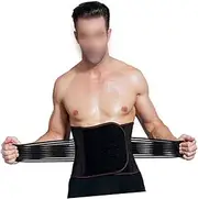 Portable Heating Therapy Back Support Self-heating Waist Support Belt Elastic and Breathable Xxl