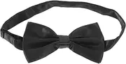 [LIFKOME] Groom Wedding Bow Tie Men's Double Layered Tie Pre-tied Stylish Polyester for Formal Events