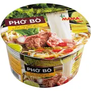 Mama Pho Bo Beef Rice Noodle Bowl 65g