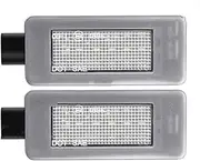 HUVNEXA 2pcs License Number Plate Light Lamp, for Peugeot, 207 CC 208 2008 308 II T9 Hatchback SW 3008 Car Number Plate Light