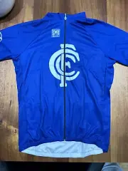 Santini + Carlton Football Club AFL CFC Cycling Jersey Brand New Mens XXL