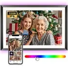 10.1" WiFi Digital Picture Frame with LED Light, 1280 * 800 HD Touch Screen S...