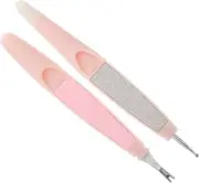 WOONEKY Nail Cuticle Remover Tool Nail Art Set Pusher Dotting Tool Kit for Manicure Care