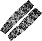 [DEARMAMY] Lace Sleeves for Women Sun Arm Sleeves Uv Protection Comfortable Arm Covers for Hiking Driving Cycling Sports