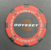 Odyssey Poker Chip Putter Golf Ball Marker Red