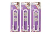 3x Dreambaby Child Toddler Protection Safety Extra Long Cabinet Glide Latch Lock
