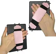 Gowjaw Secure Hand Strap for 6-7" Kindle and Tablets, Handle Grip for Tablet eReaders Fire - Kobo/Voyaga/Lenovo/Sony Kindle E-Book Tablet（Pink）