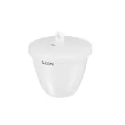 Porcelain Crucible Cup 200ml with Lid for Foundry Melting Casting Refining