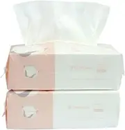 Careboree Ultrasoft Dry Baby Wipes, Gentle Disposable Cleansing Cloths, 160 Count, Great for Sensitive Skin