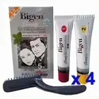 4 boxes Bigen Speedy Hair Colour Conditioner #881 Natural Black Japan Made