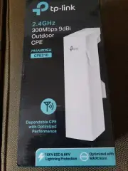 TP-Link CPE210 Long Range Outdoor WiFi Range Extender Point to Point Wireless...