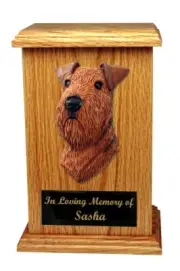 Airedale Terrier Memorial Urn
