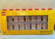Lego Mini figure Display Case Red New Still in Package