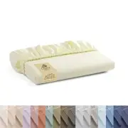 100% Cotton Percale Weave Fitted Sheet Size, 1 Deep Pocket Fitted Queen Cream