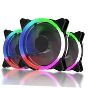 120mm LED Silent Fan for Computer Cases, CPU Coolers, and Radiators Ultra