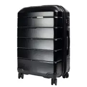 Olympus 28in Suitcase Hard Shell Luggage TSA Lock Expandable Zipper Jet Black