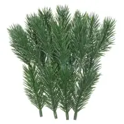 3" Artificial Green Pine Needles, 48 Pack Branches Twigs Stems Pick, Style 2