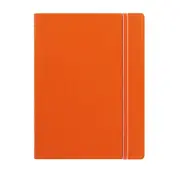 Filofax Classic A5 Notebook Ruled Page Leather-Look Writing Stationery Orange