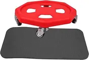 GANAZONO 1Set Silent Ab Roller Wheel with Knee Cushion for Home Fitness Workout Sliders Disc for Abdominal Training for Men and Women Exercise