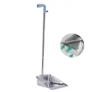 Dust Pans with Long Handle - Metal Upright Dustpan Heavy Duty, 35" dustpan only