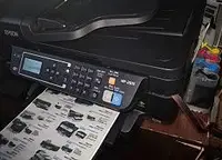 在飛比找Yahoo!奇摩拍賣優惠-二手 EPSON WF-2651 傳真複合機+連續供墨 +墨