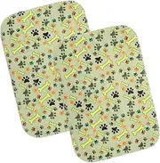 GANAZONO Pet Pee Pads 2 Pack Leakproof Washable Puppy Training Pads for Dogs Cats Multipurpose Mats