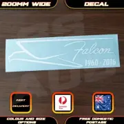 Falcon 1960-2016 Style Sticker Decal. Fits Ford GT F6 V8 Bathurst V8 Supercar