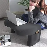 Reading Pillow for Gaming, Couch Reading Pillow with Elbow Support, Memory Foam Lap Desk Pillow with Pockets for Adults
