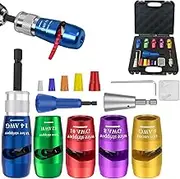 Wire Stripper & Wire Twister for Drill, 6/8/10/12/14 AWG Power Drill Wire Stripper Cutter Twisting Stripping Tool (Set 5++)