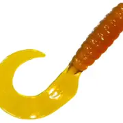 8 Pack of Zman 2.5 Inch Grubz Soft Plastic Lures - Amber