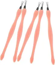 Ipetboom Essential Manicure Tools Set 5pcs Cuticle Pusher Nail Cuticle Trimmer Nail Remover Tool for Home or Salon Use