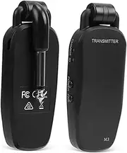 SEWACC Wireless Guitar System Guitar Transmitter and Receiver Compact Lightweight Easy Setup Audio Transmission for Performances Rehearsals