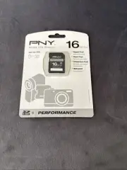 PNY Premium 16GB SDHC Memory Card, Class 4 NEW model# P-SDHC16G4H-GE