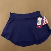 Motionwear Adult Size Medium Navy Unfinished Hem Pull-On Dance Skirt 1236 NWT