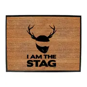 The Stag Bucks Party - Funny Novelty Doormat Man Cave Floor mat